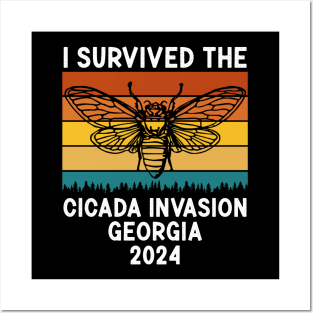 I Survived The Cicada Invasion Georgia 2024 Posters and Art